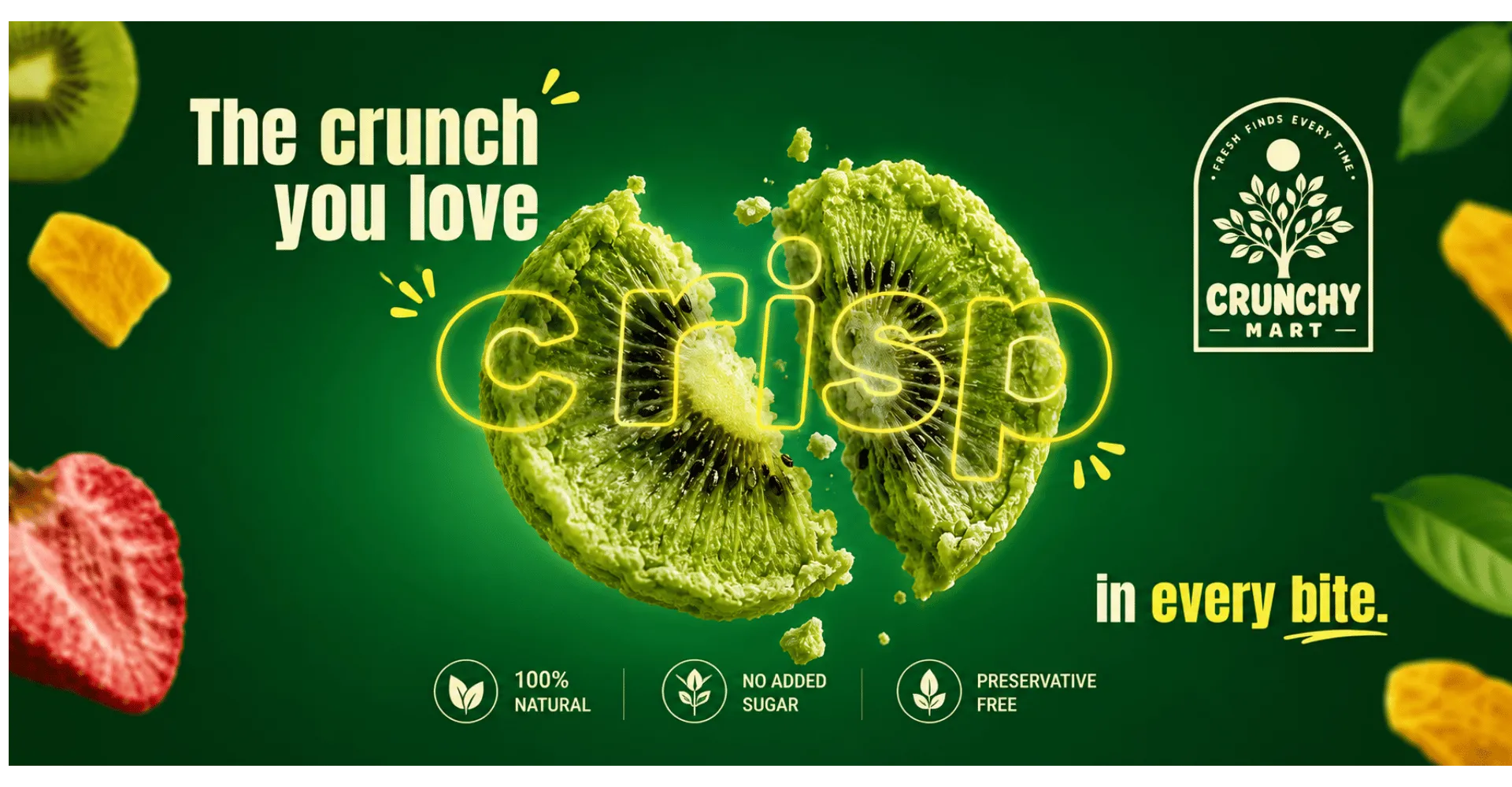 Premium Freeze-Dried Kiwi