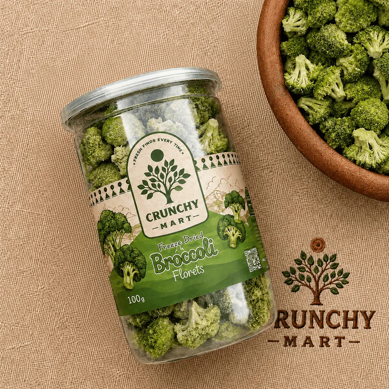 Premium Freeze Dried Broccoli