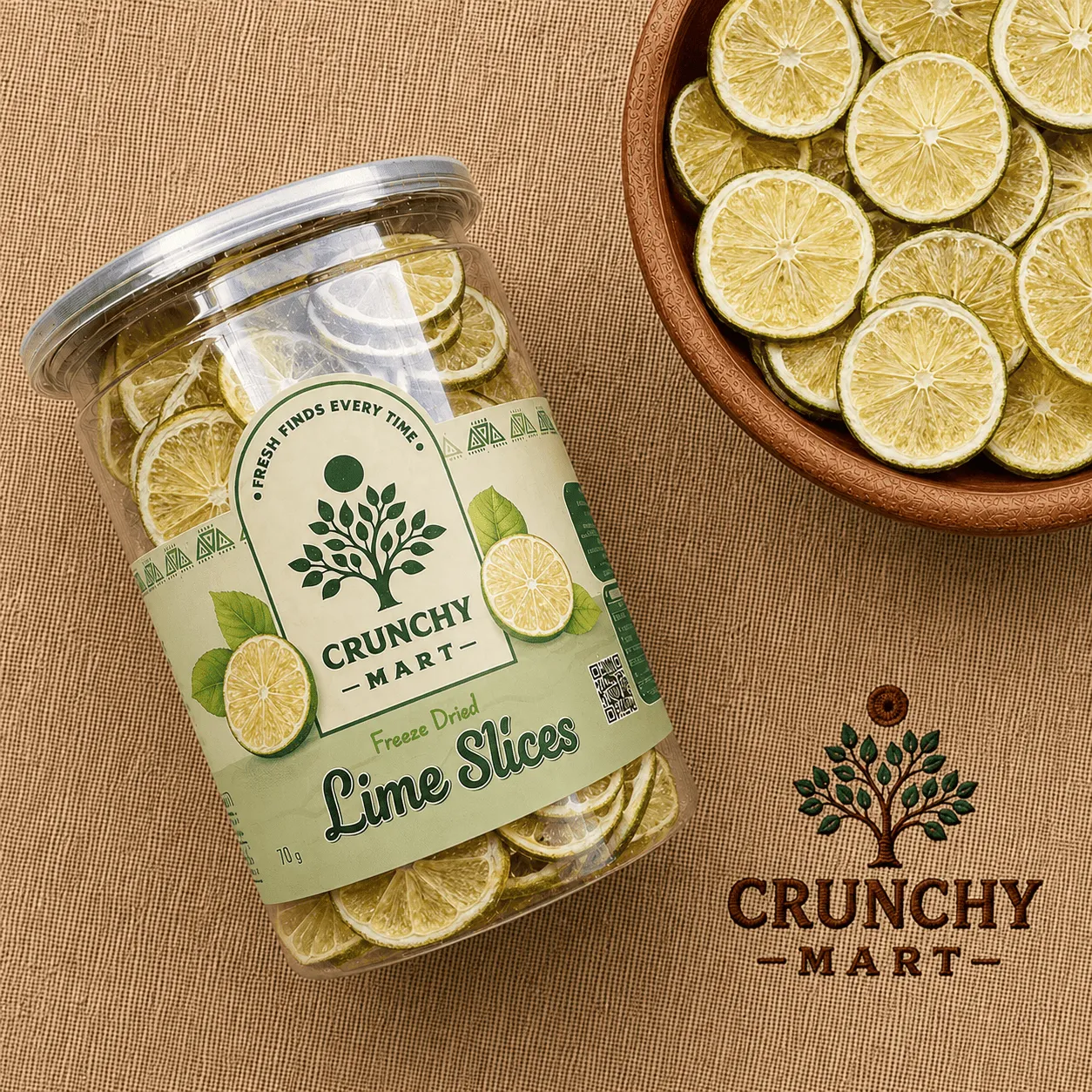 Premium Freeze-Dried Lime