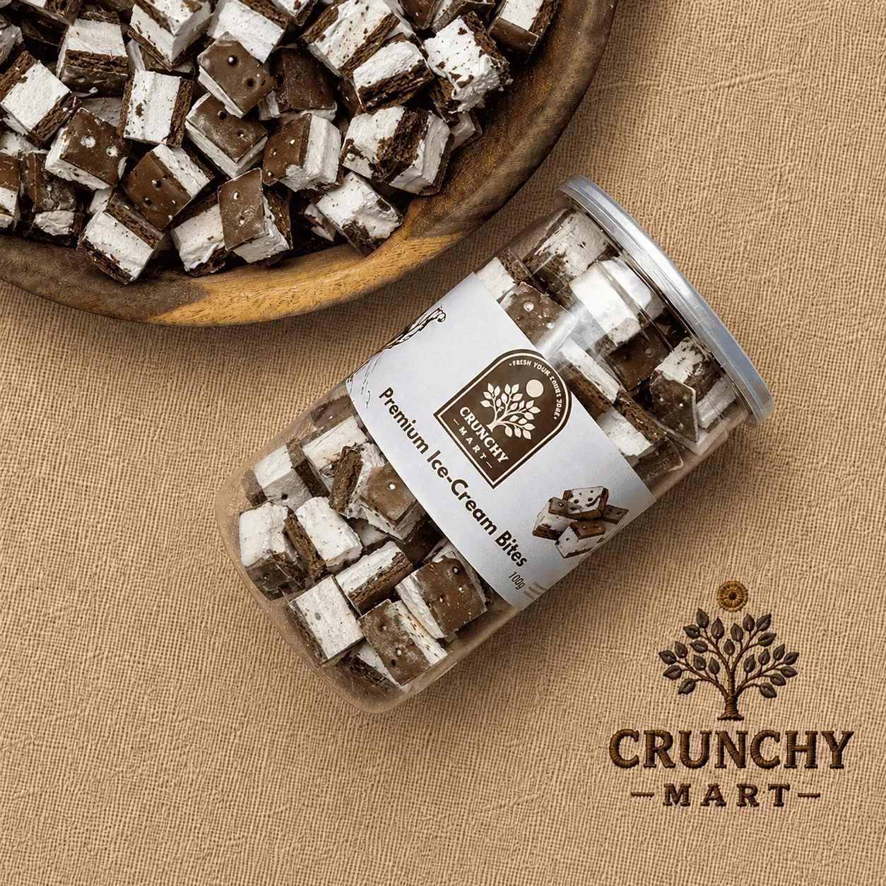 Premium Freeze-Dried Ice Cream Bites