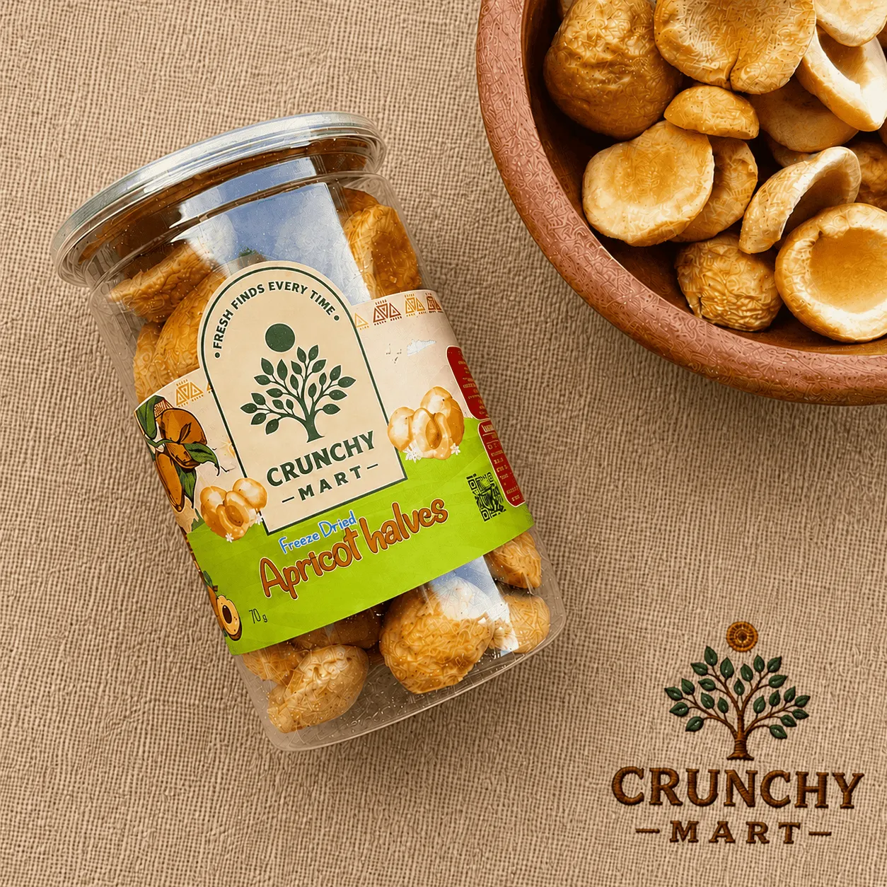 Premium Freeze Dried Apricot Halves