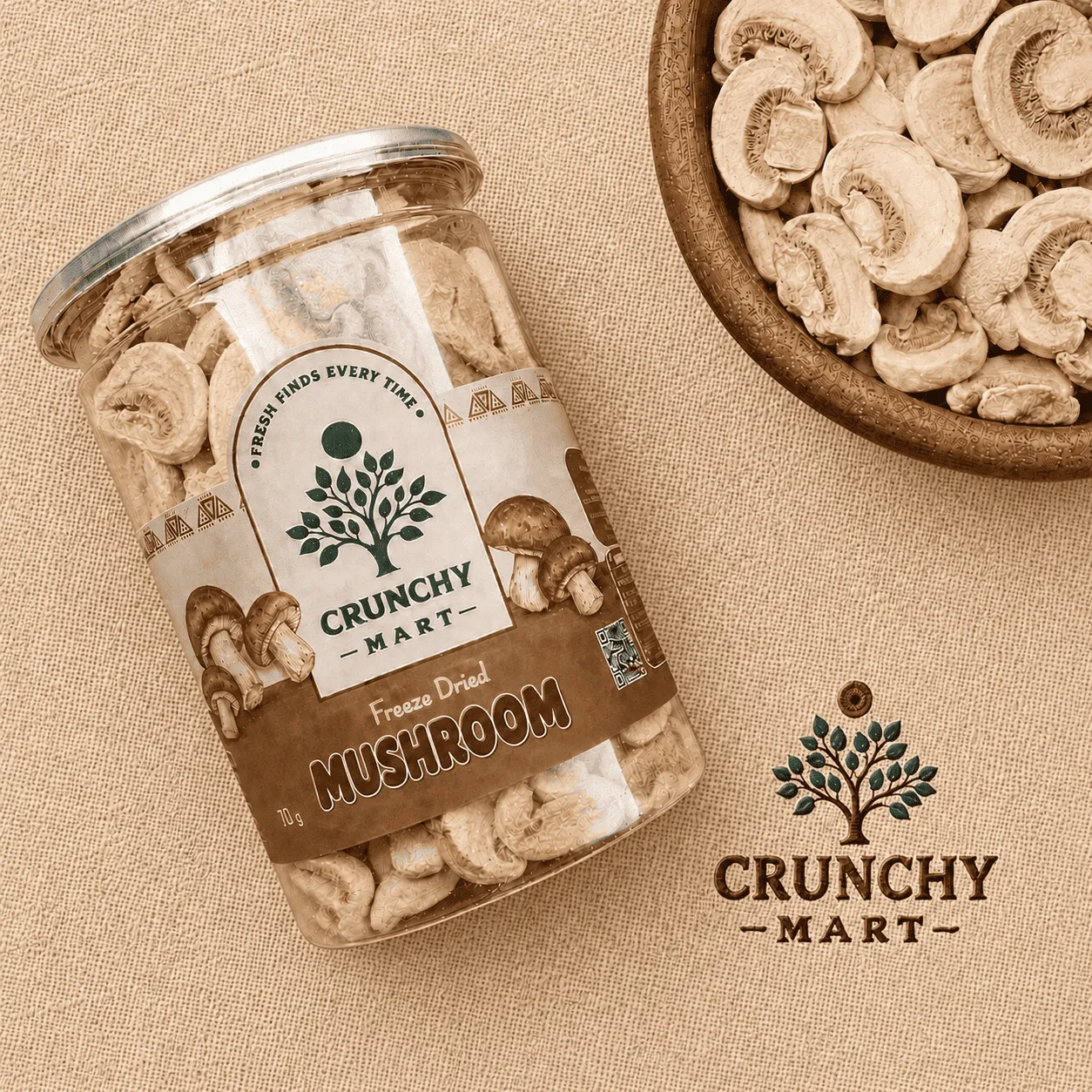 Premium Freeze-Dried Mushroom