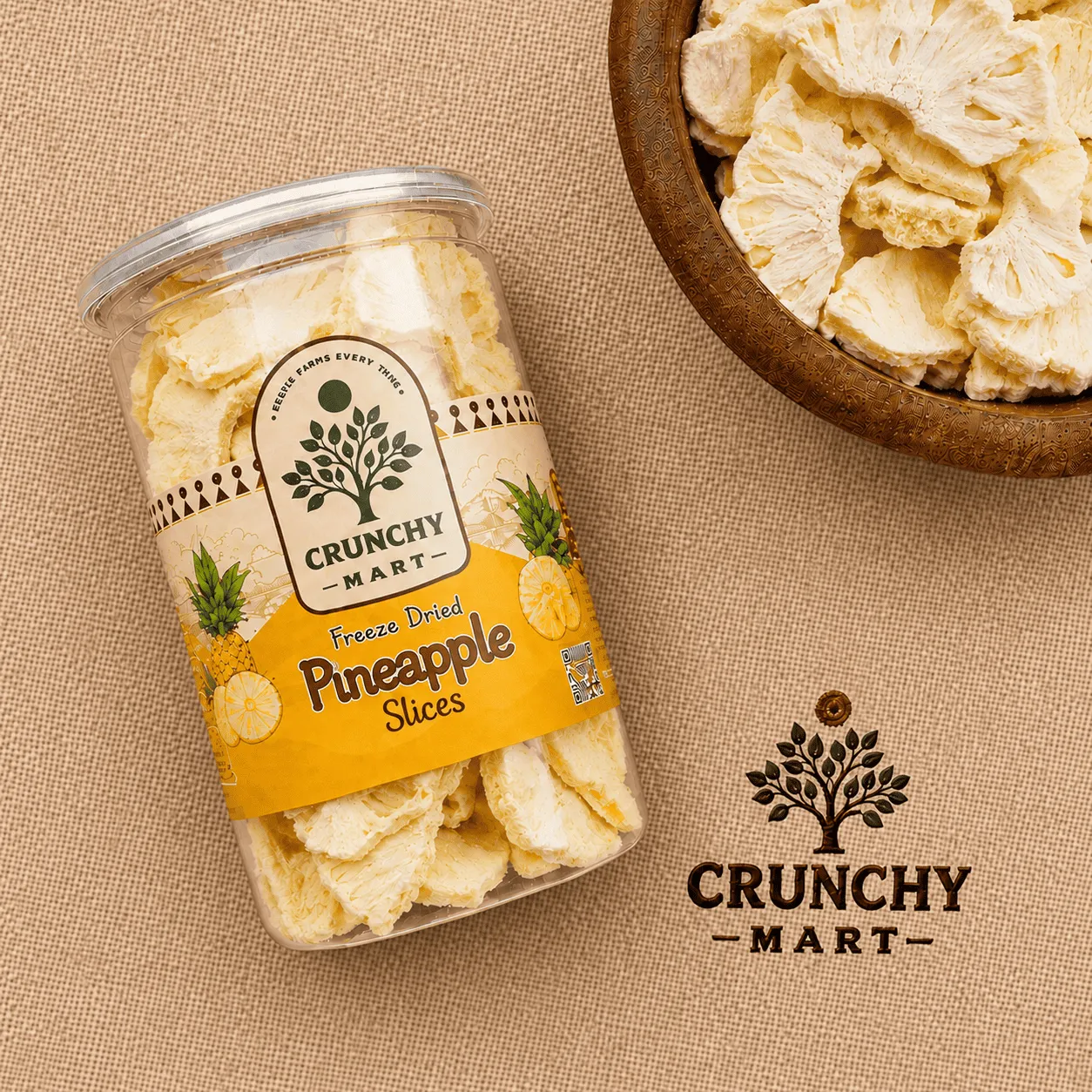Freeze Dried Pineapple