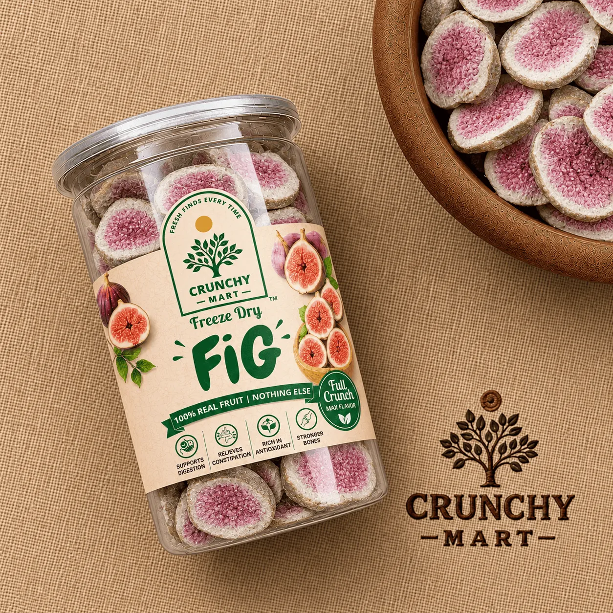 Premium Freeze-Dried Fig