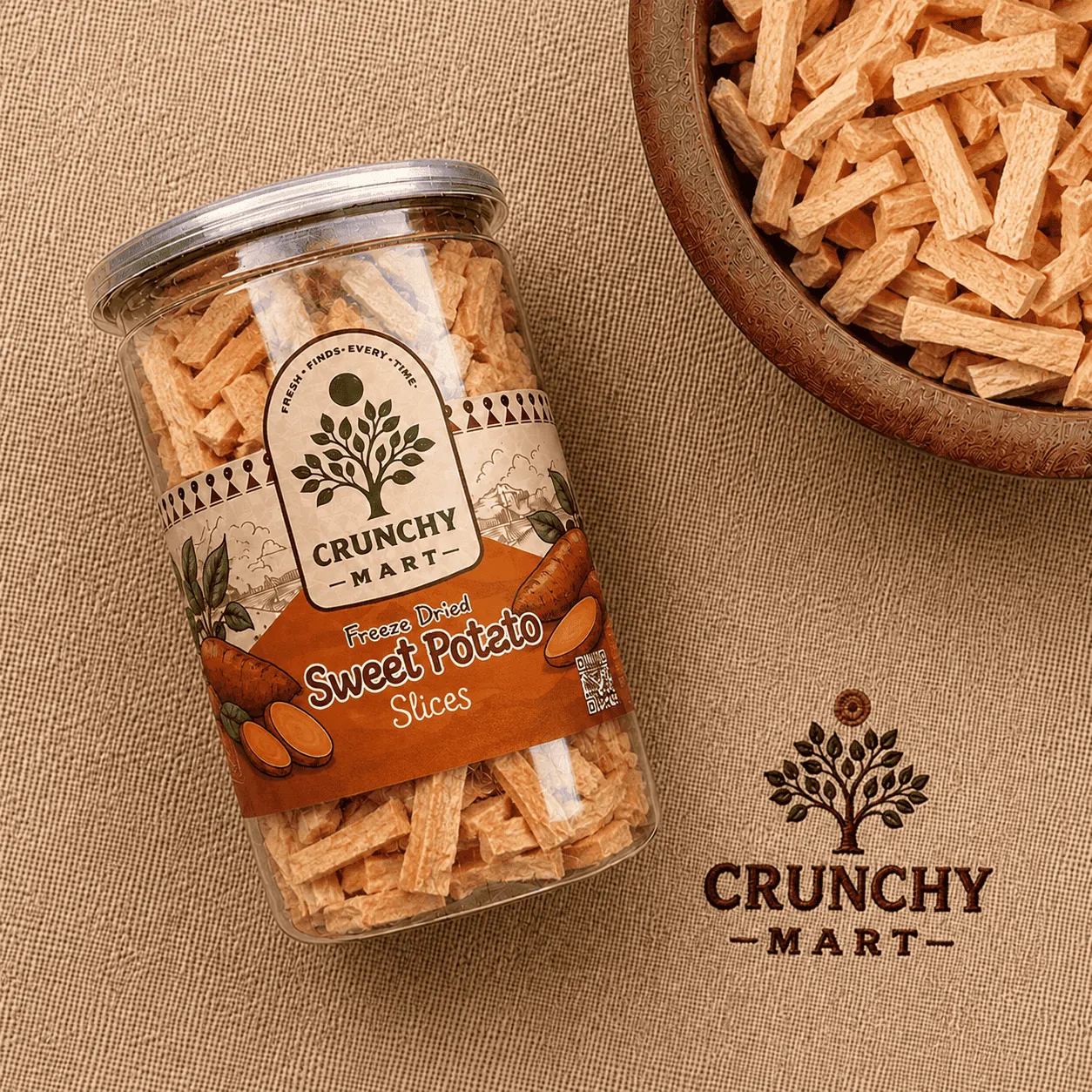 Premium Freeze-Dried Sweet Potato