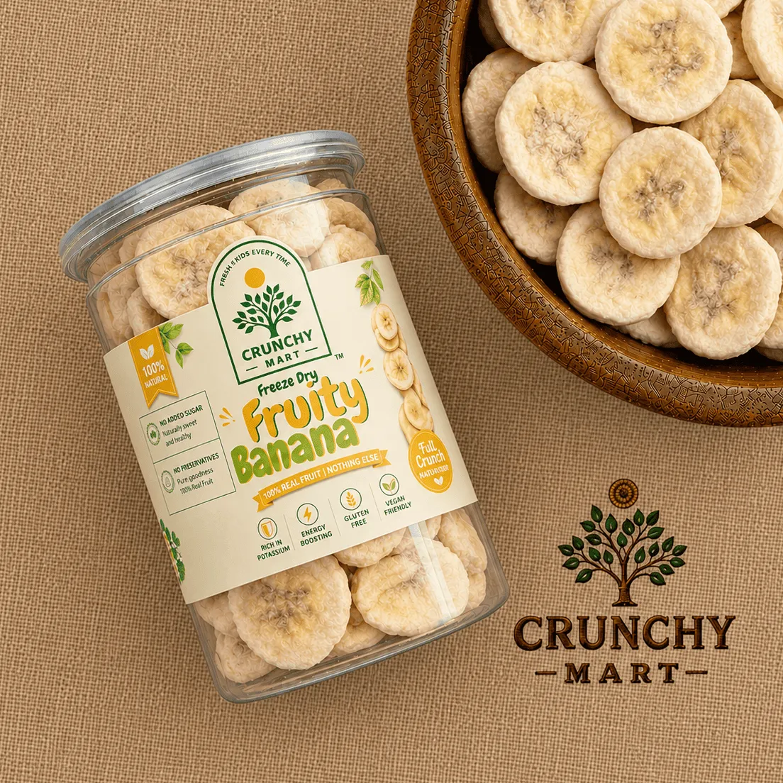 Premium Freeze Dried Banana - 1