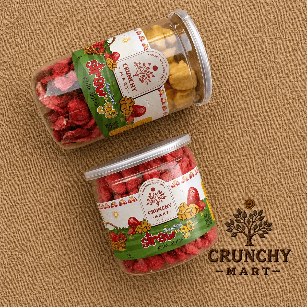 Premium Freeze Dried Straw-Go