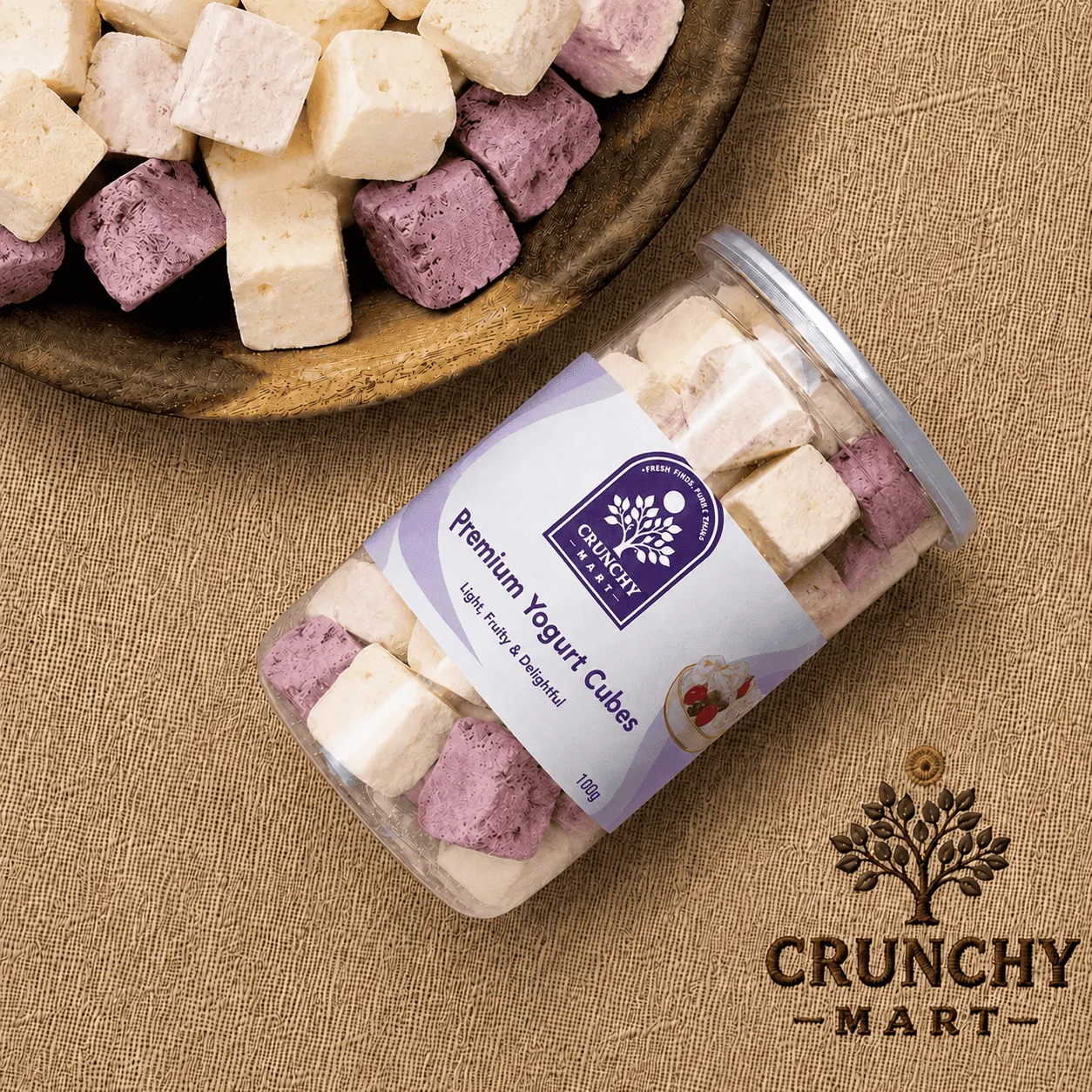 Premium Freeze-Dried Yogurt Cubes - 2