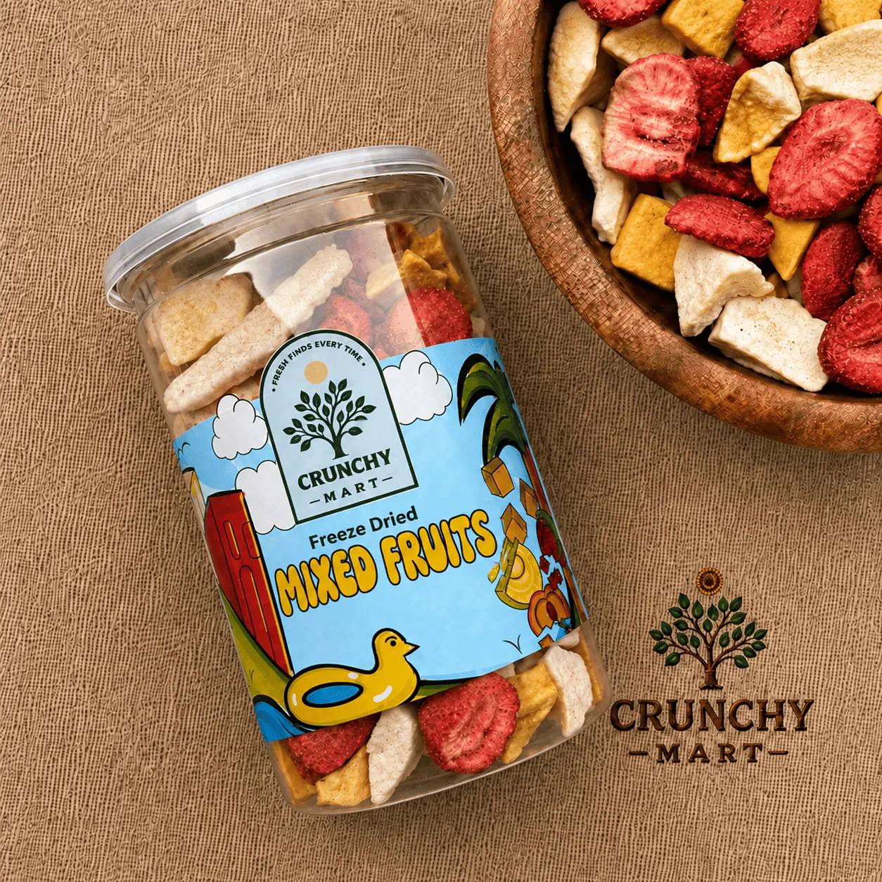 Premium Freeze-Dried Mixed Fruits