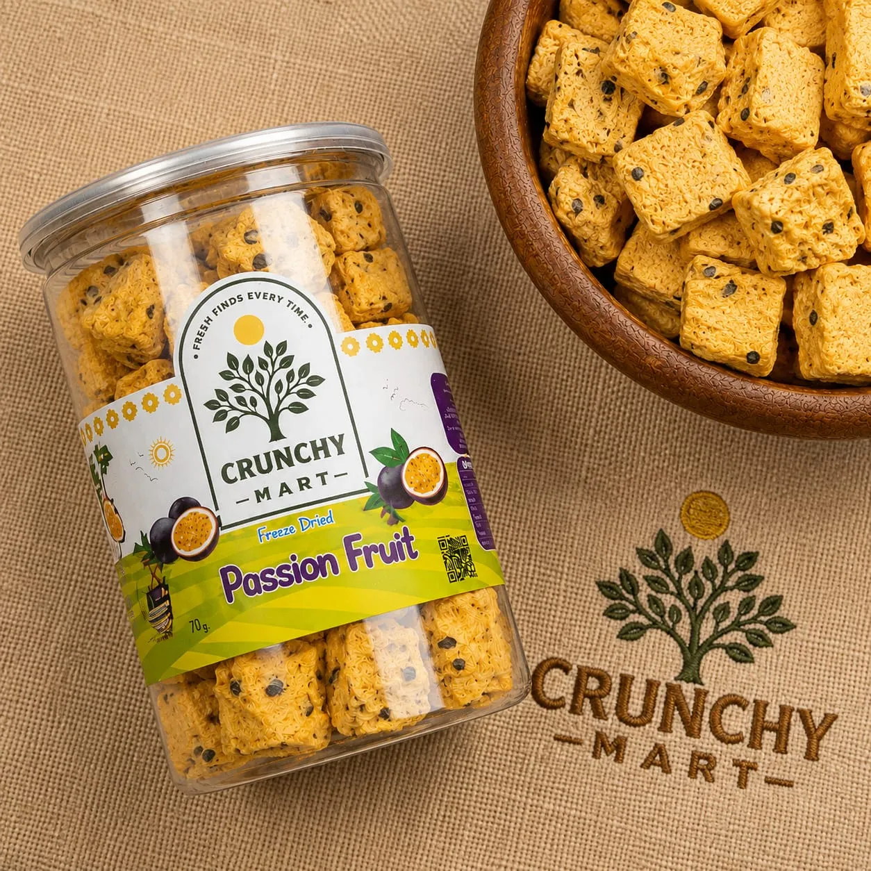 Premium Freeze-Dried Passion Fruit