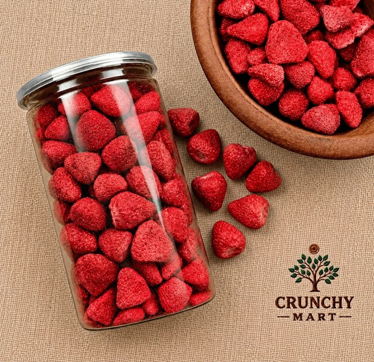 Premium Freeze-Dried Whole Strawberry - 3