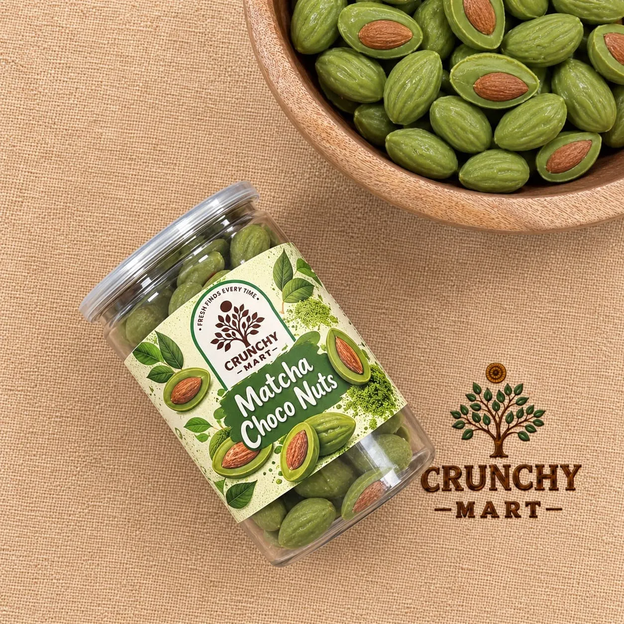 Premium Matcha Choco Nuts
