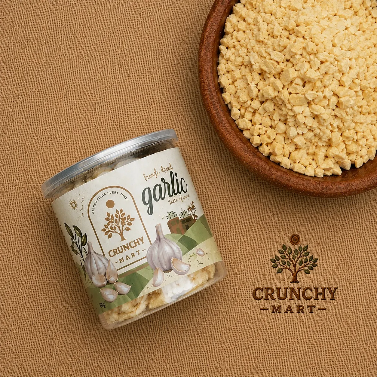 Premium Freeze-Dried Garlic